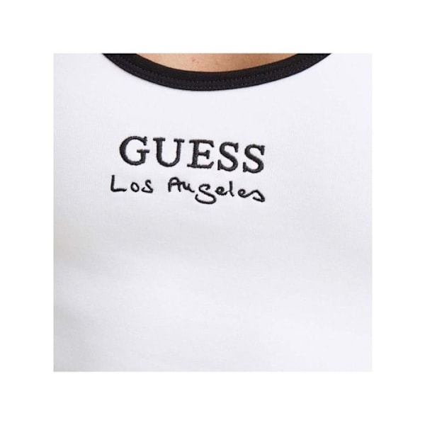 Stretchtanktop med rygge i simmestil - Guess jeans - Kvinna Vit M