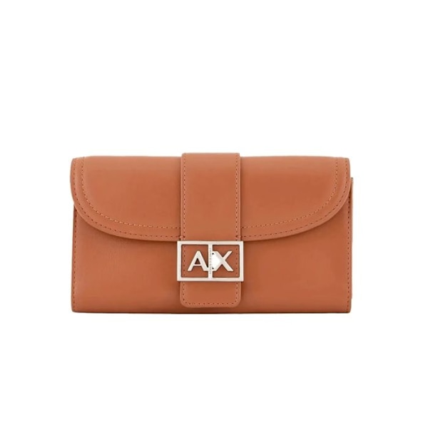 Armani Exchange Dame AX klassisk Brun Polyurethan tegnebog kastanj