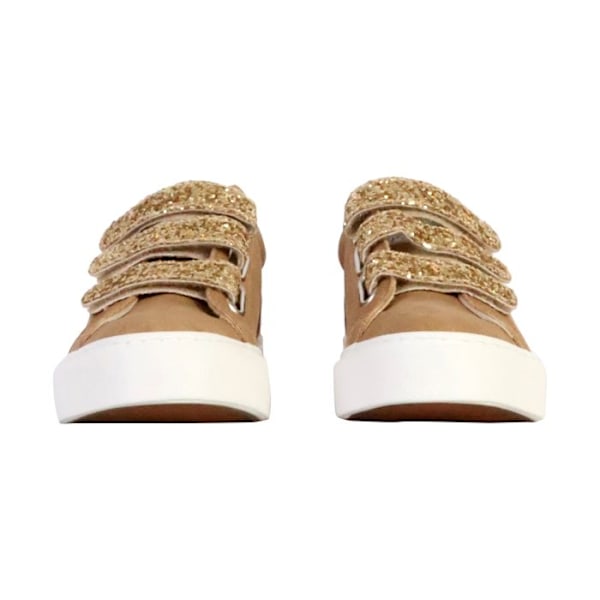 Basket Basse med Velcro Kaporal Tippy - Camel kamel 37