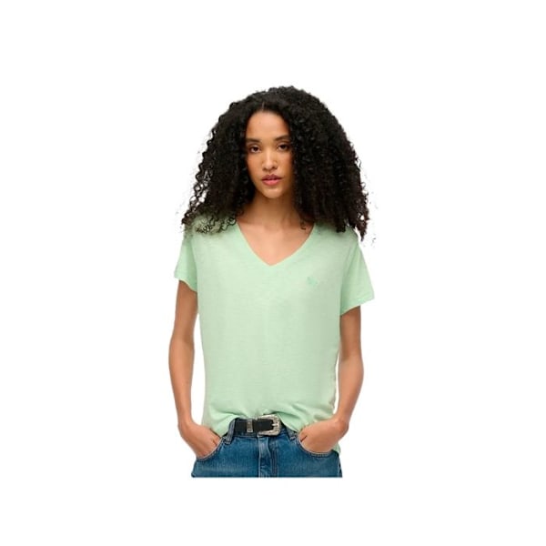 T-shirt Superdry Dame Oversize Grøn Bomuld Grön XS