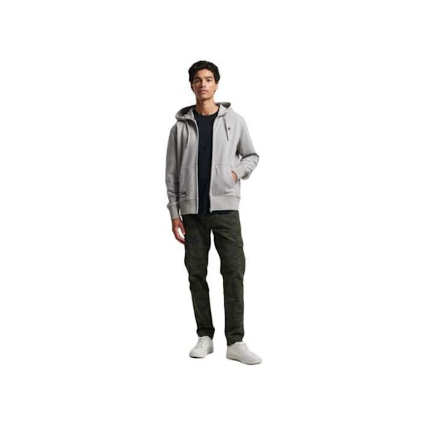 Sweat Superdry Herre løs Essential Logo Grå Bomuld Grå S
