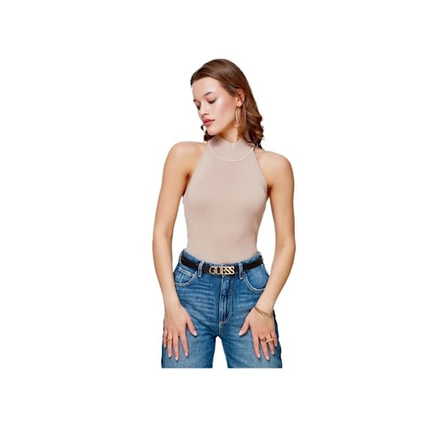 Guess Kvinders tanktop linje en Rosa Syntetisk Rosa jag