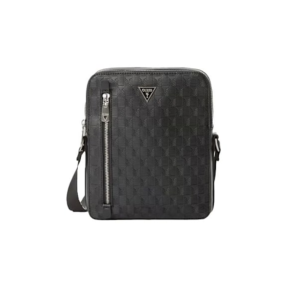 Dubbellagd väska - Guess - Torino - Polyuretan - Svart - 19,5x24x4,5 cm svart