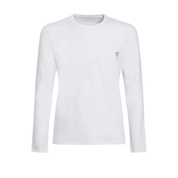 Pitkähihainen t-paita luomupuuvillasta - Guess jeans - Miehet Vit S