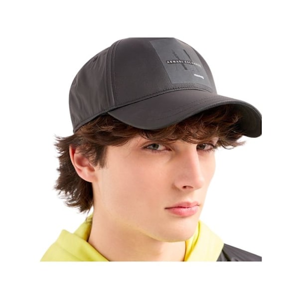 Casquette Armani Exchange Herre Milano Sort Bomuld Svart Unik storlek