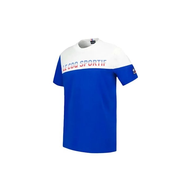 T-paita - Le Coq Sportif - Tri tee ss n1 m - 100% Puuvilla - Lyhyet hihat - Pyöreä kaula-aukko - S