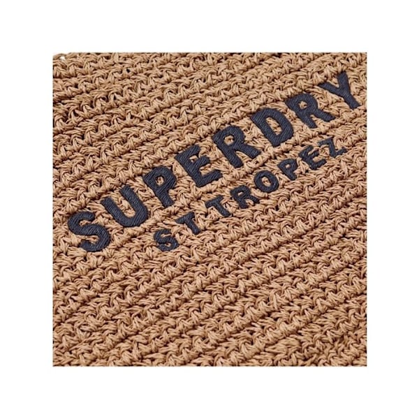 Superdry Dame tas Raffia City Brun Syntetisk kastanj