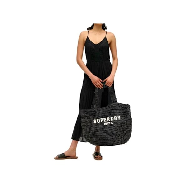 Superdry Dame Strand Taske Sort Syntetisk Svart