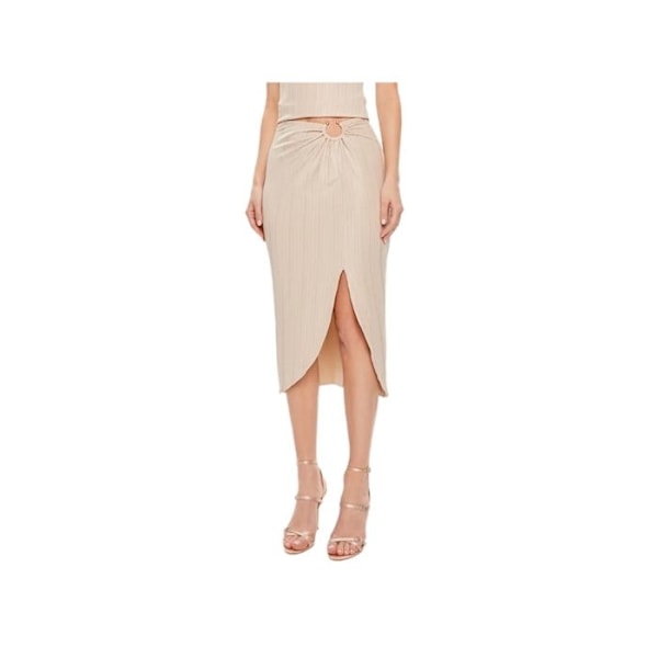 Jupe Guess Femme Cristina Beige Coton Beige M