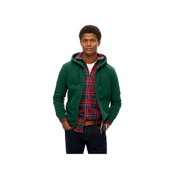 Hikiä Superdry Mies Essentiaali Vihreä Puuvilla Grön XXL