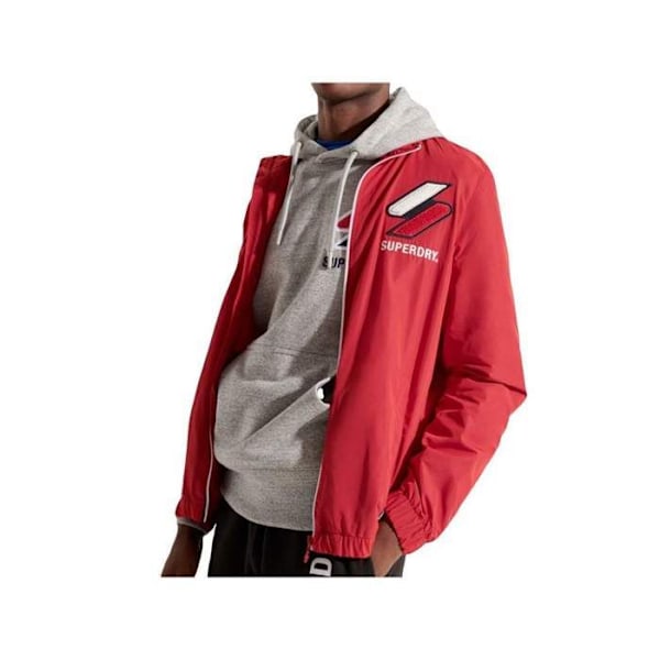 Takki - SUPERDRY - Track Cagoule - Punainen - Mies Röd S