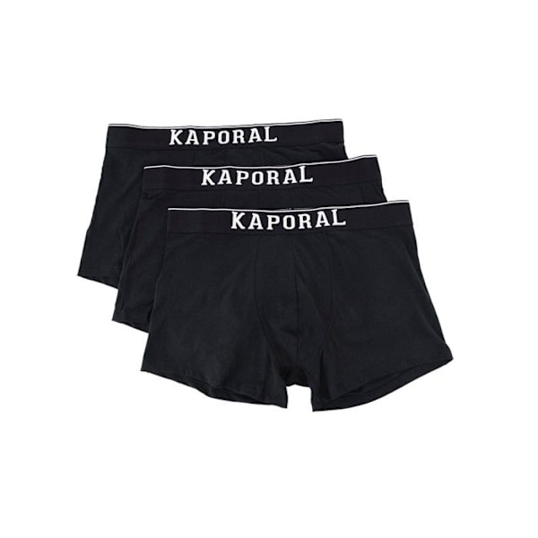 Boxerit Kaporal Miehet Pakka x3 etulogo Musta Synteettinen Svart S