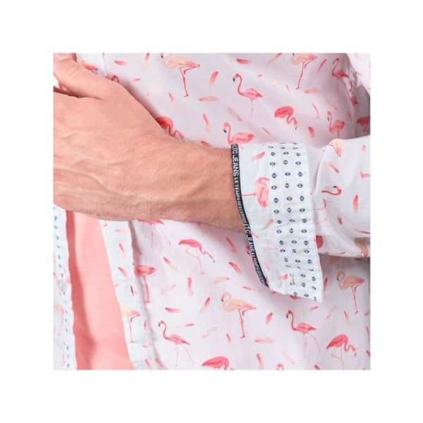 Chemise Le Temps Des Cerises Herr Flamas Vit Bomull Vit jag