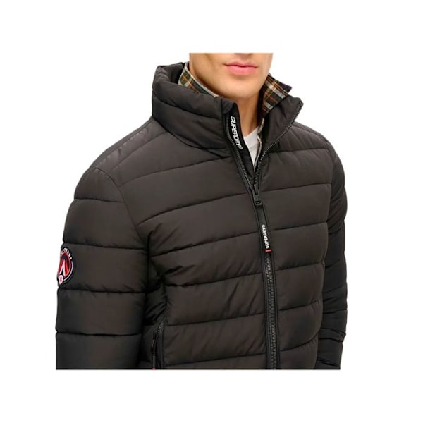 Superdry Mand Doudoune Fuji Sort Synthétique Svart jag