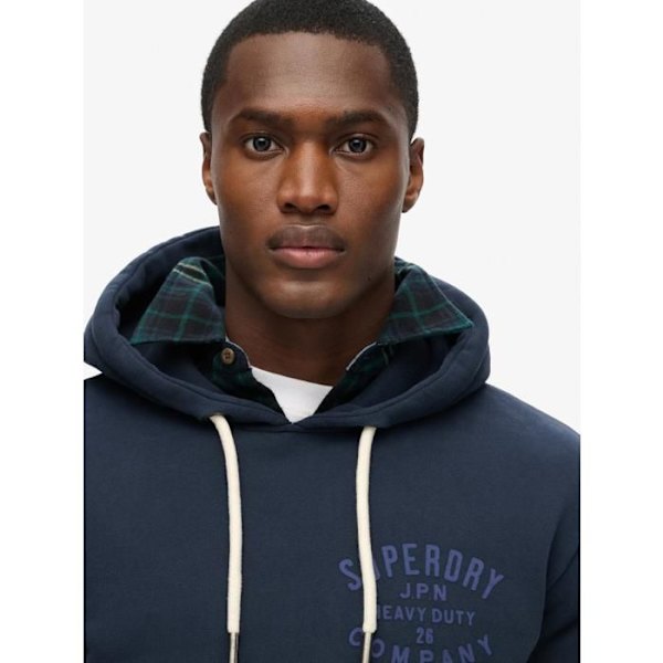Huppari huppu huppari konekäsittelytuotteet työvaatteet nv - Superdry Blå jag