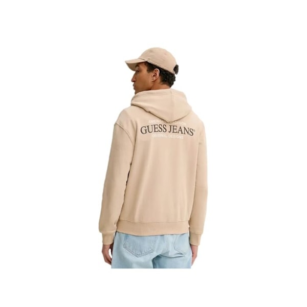 Sweat Guess Homme Essential Beige Coton Beige S