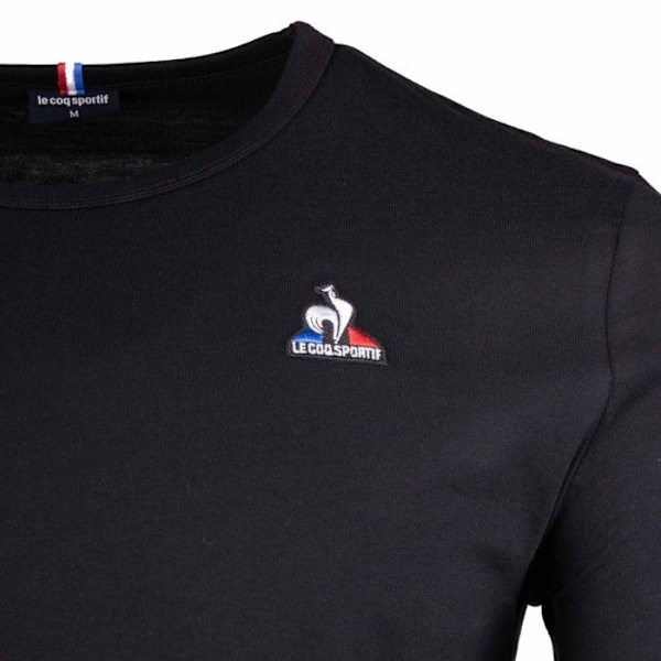 T-shirt - Le coq sportif - ESSENTIELS - Sort - Korte ærmer - 100% bomuld Svart XS