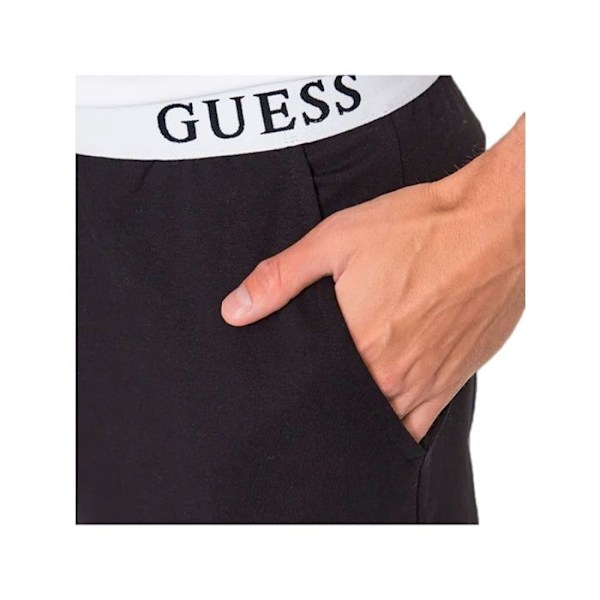 Jogging Guess Man Jogger Svart Bomull Svart jag