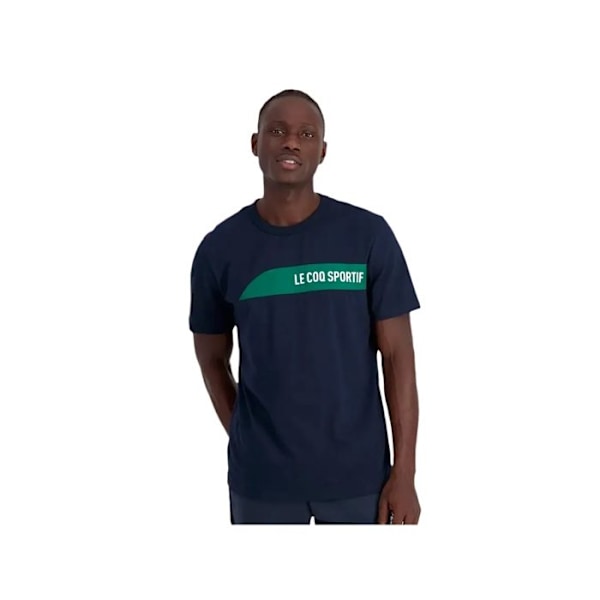 T-shirt Le Coq Sportif Herr Sky captain Blå Coton Blå XS
