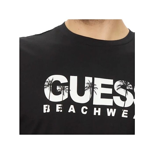 TShirt MC 100% Bomull - Guess jeans Svart S