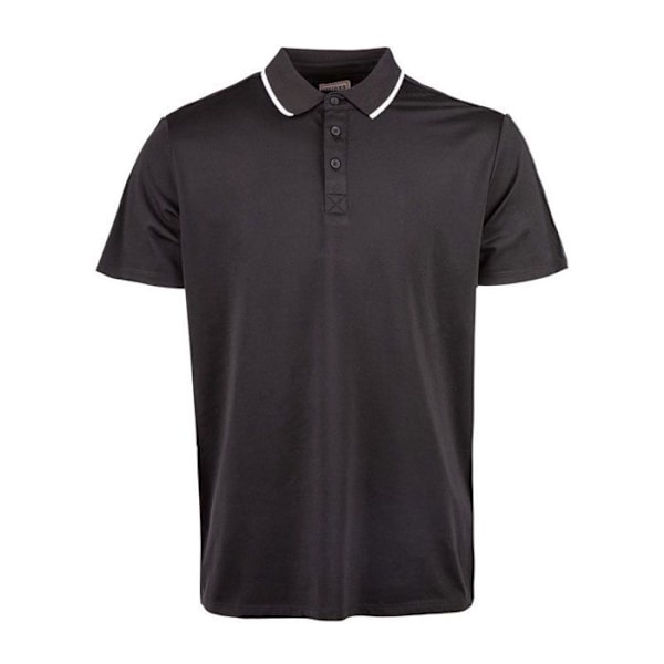 Logo raidallinen polo t-paita puuvillasta - Guess jeans - Mies Svart XS