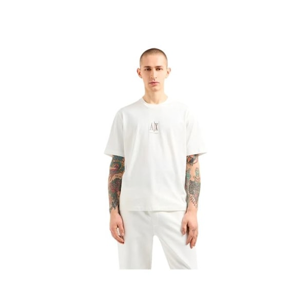 T-paita Armani Exchange avvitad/off white XS