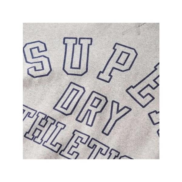 Sweat Superdry Herre Atletisk Grå Bomuld Grå jag