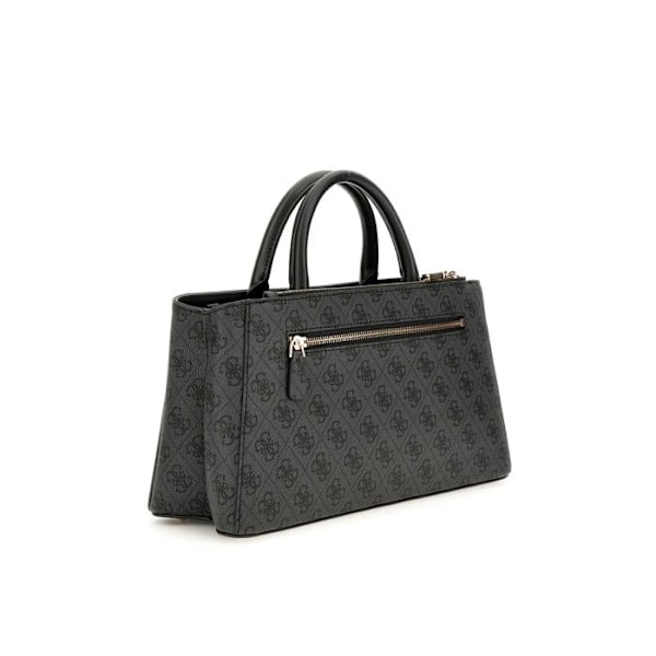 Håndtaske - Guess jeans - Eco Mietta - Monogram - 100% Polyurethan - Lynlås GRÅ