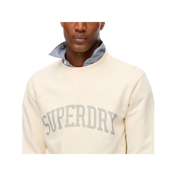 Sweat Superdry Mies Urheilutarvikkeet Beige Puuvilla Beige jag