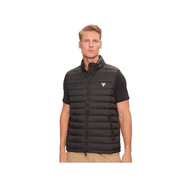 Doudoune utan ärm Guess Herr Mini triangel Svart Polyester - M