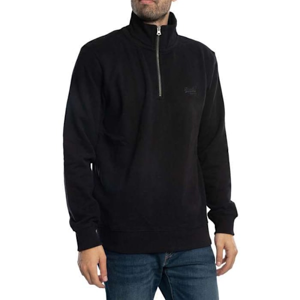 Logo Henley - Superdry Svart XL
