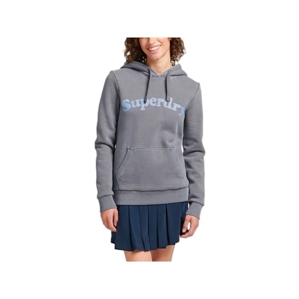 Sweat Superdry - Modell W2011461A 09S - Dam - Huva - Långa ärmar - Blå Blå XS