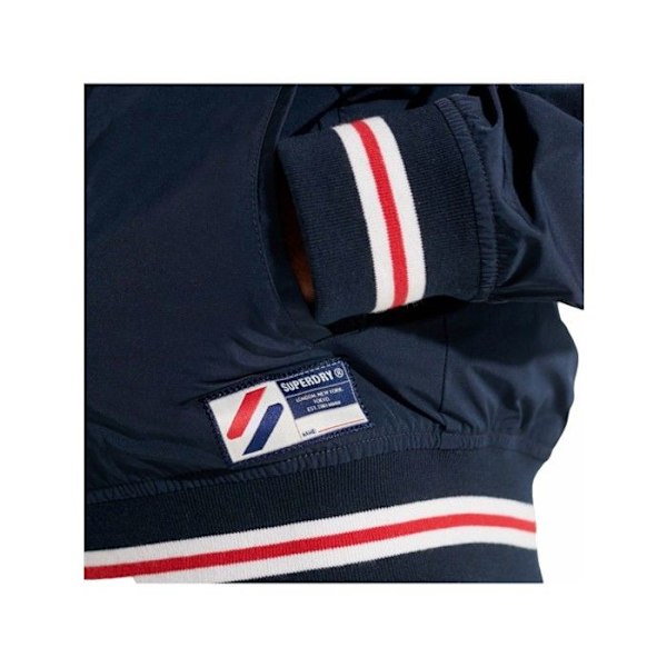 Superdry Varsity Jacka - Blå - Herr - Långärmad - Broderad logotyp Eclipse Marinblå S