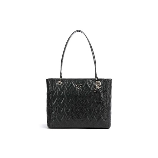 Skuldertaske - GUESS - Bessey Noel Tote - Sort - 36x26x10 cm - 100% polyurethan svart