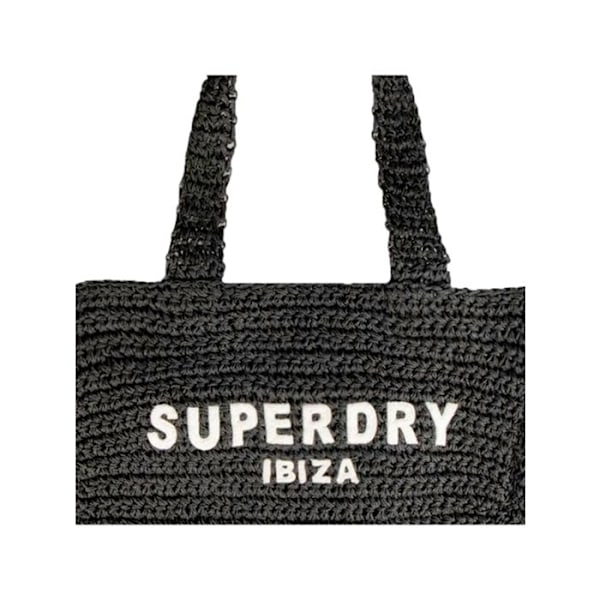 Superdry Dame Strand Taske Sort Syntetisk Svart