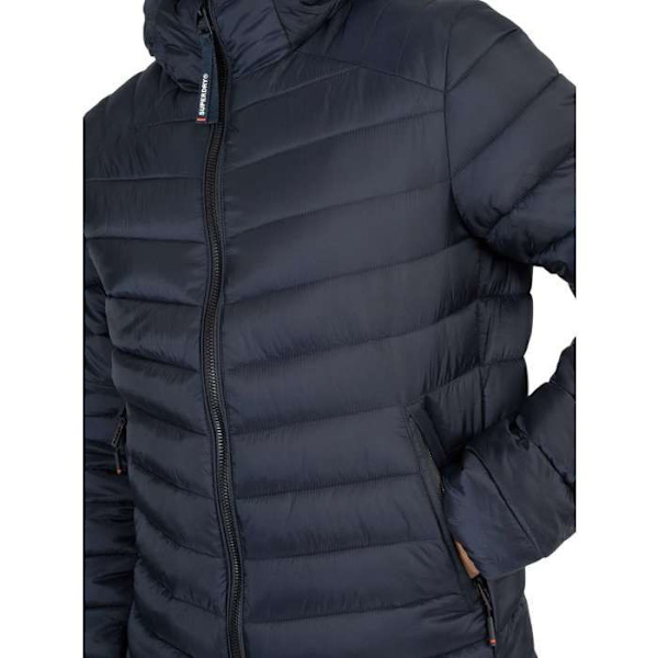 Fuji Sport Topattu Takki Hupparilla - Superdry Blå jag