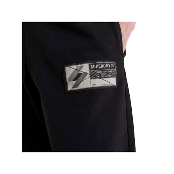 Juoksu Superdry Mies Vintage Logo Heritage Musta Synteettinen Svart jag