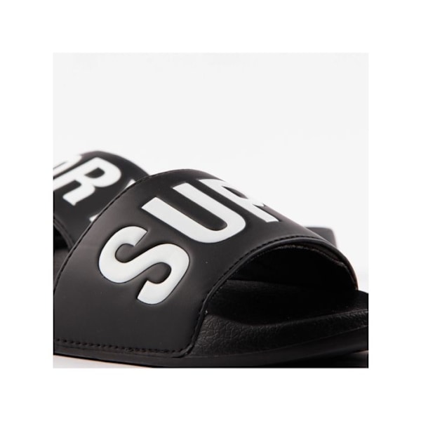 Claquette Superdry Herre Core Graphic Pool Sort Syntetisk sort 44/45