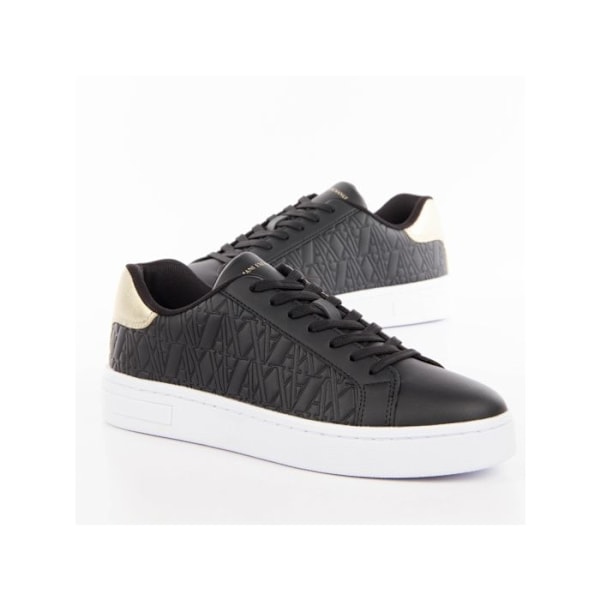 Armani Exchange Naisille Geo AX Musta nahka Laukku sort 38