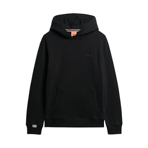 Sweatshirt med hætte Superdry Essential Logo - Sort - jag