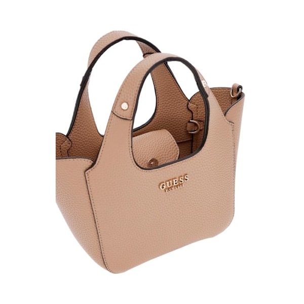 Käsilaukku - GUESS - Helina Mini Tote - Bež - 18x12,5x7,5 cm - Irrotettava olkahihna beige