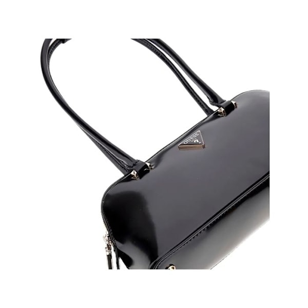 Käsilaukku - GUESS - Arnela Girlfriend Satchel - Musta - 100% polyuretaani - Vetoketjullinen svart