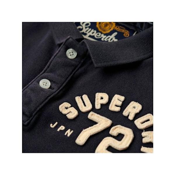 Superdry Vintage Athletic Polo T-paita Miehille Marin - bruten vit XL