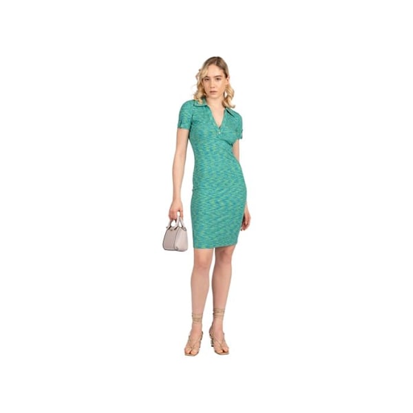 Robe stræk chiné - Guess jeans - Kvinde Blå S