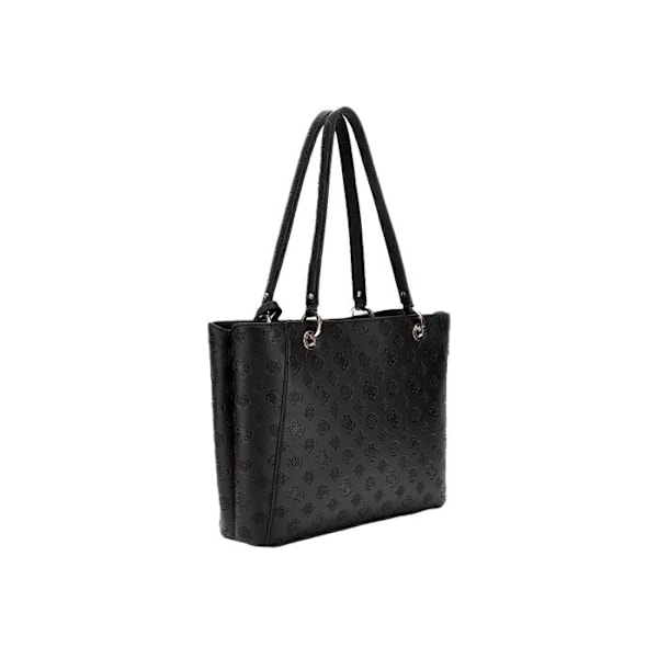 Axelväska - GUESS - Gerty Noel Tote - Svart - 3 fack - 100% polyuretan svart