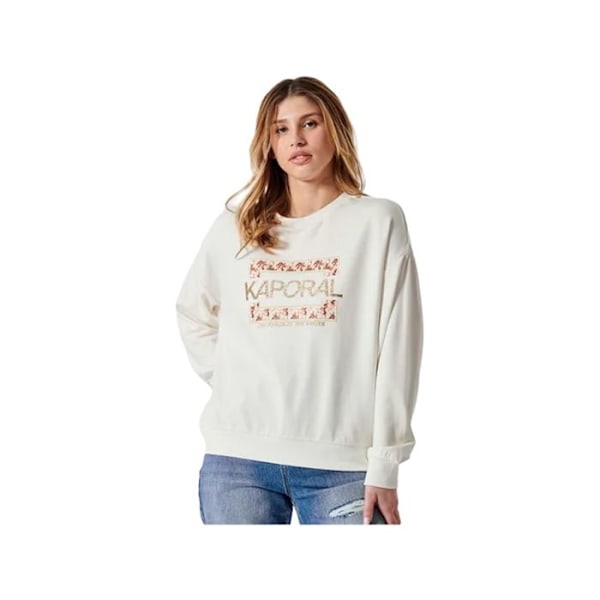 Sweat Kaporal Dam Frona Vit Bomull Vit S