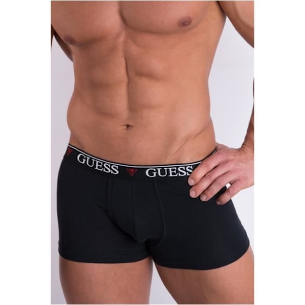 Kolmiosainen bokseripaketti logovyöllä - Guess Jeans Svart M