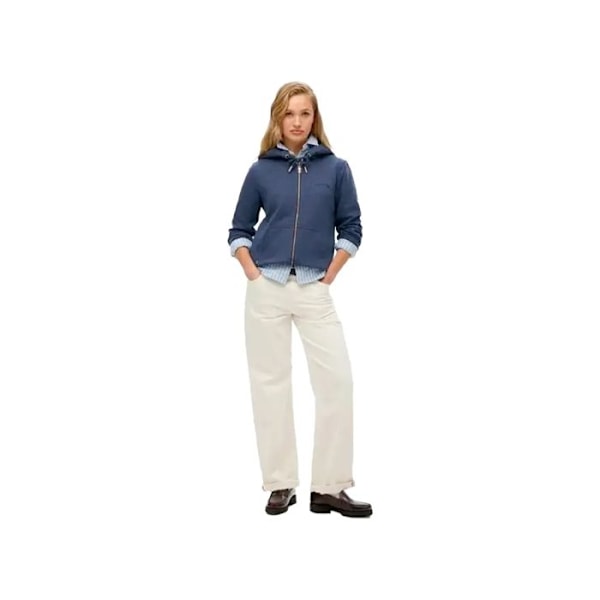 Sweat Superdry Femme Essential Blå Syntetisk Blå M
