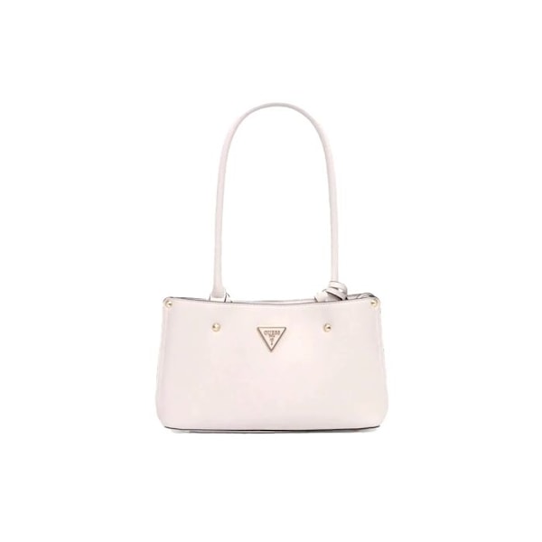 GUESS Pink skuldertaske til kvinder - Meridian Girlfriend Satchel Ivory 291152 rosa