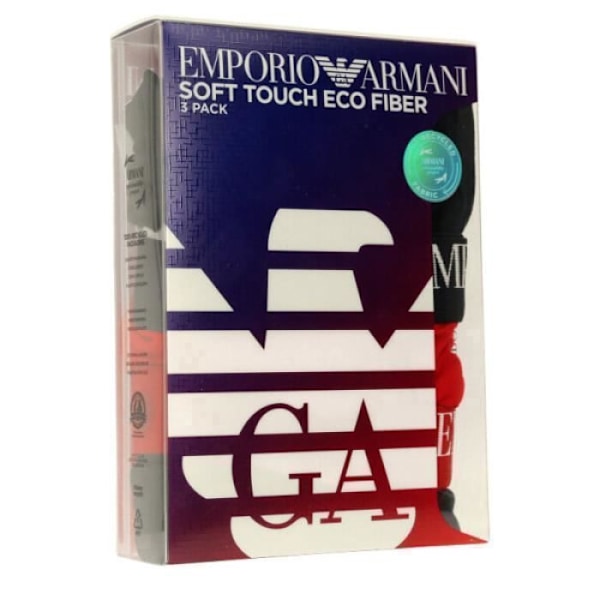 Boxerit Soft Touch - Emporio Armani - 3 kappaletta - Sininen - Miehet Blå S